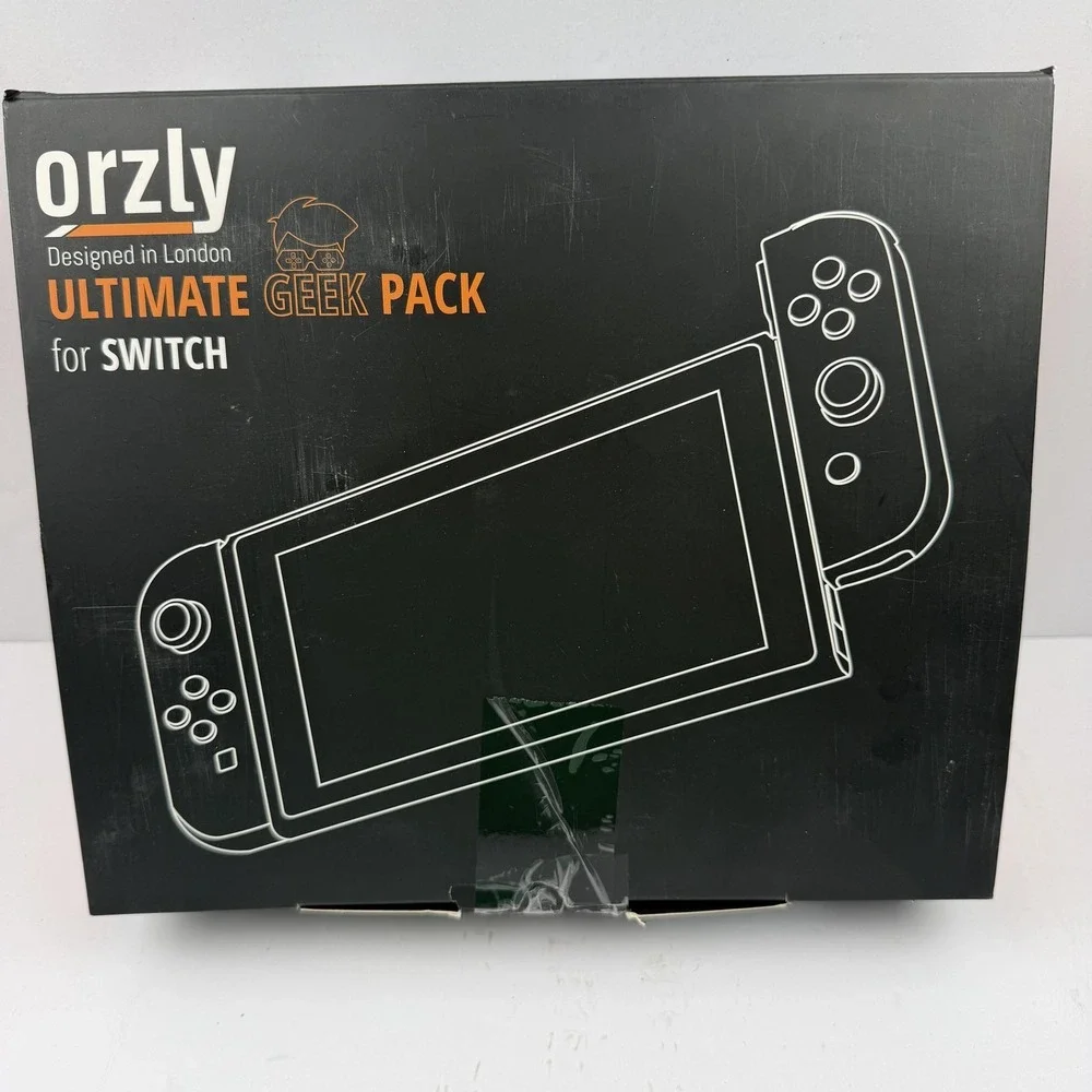 Orzly Ultimate Geek Pack Accessory Bundle For Switch Switch OLED Black